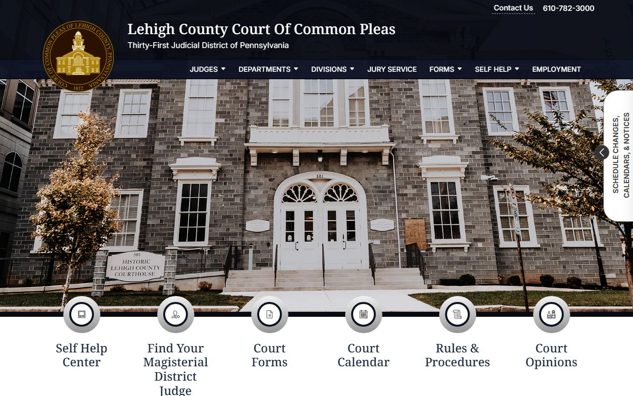 Lehigh County courthouse criminal records office in Allentown